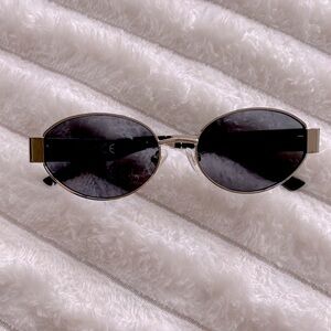 SOJOS Oval 90s Chic Sunglasses Gold Frame | Unisex 90s Style